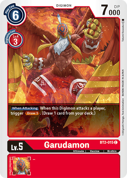 BT2-015 Garudamon Single