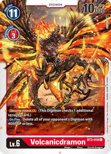 BT2-018 VolcanicDramon Single