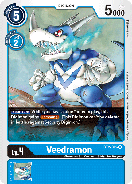 BT2-026 Veedramon Single