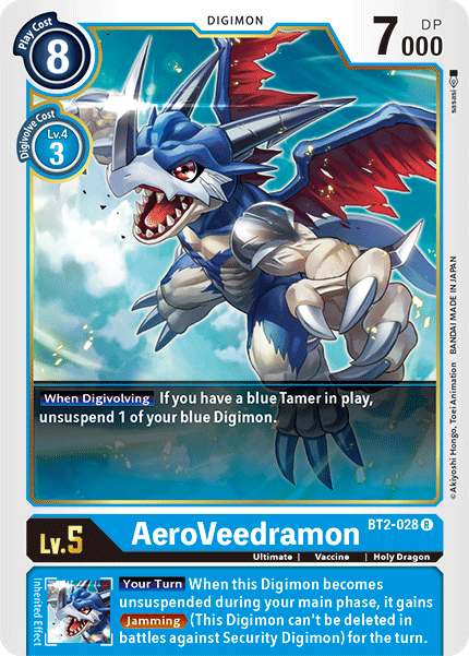 BT2-028 AeroVeedramon Single