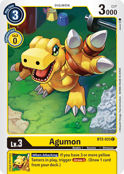 BT2-033 Agumon Single