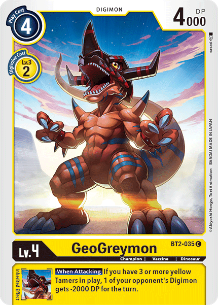 BT2-035 GeoGreymon Single