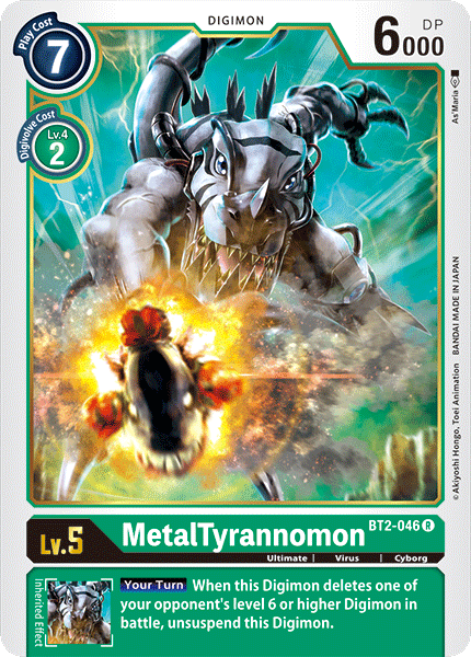 BT2-046 MetalTyrannomon Single