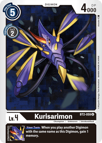 BT2-059 Kurisarimon Single