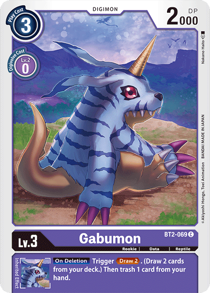 BT2-069 Gabumon Single