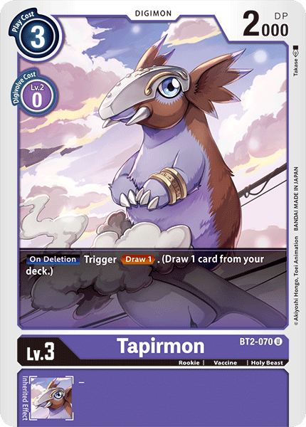 BT2-070 Tapirmon Single