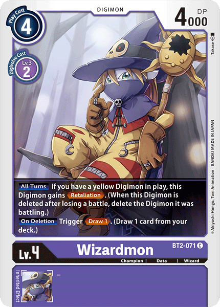 BT2-071 Wizardmon Single