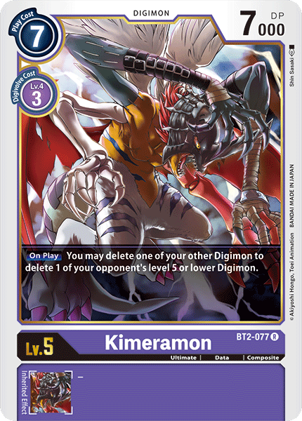 BT2-077 Kimeramon Single