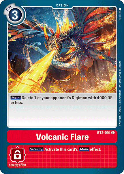 BT2-091 Volcanic Flare Single