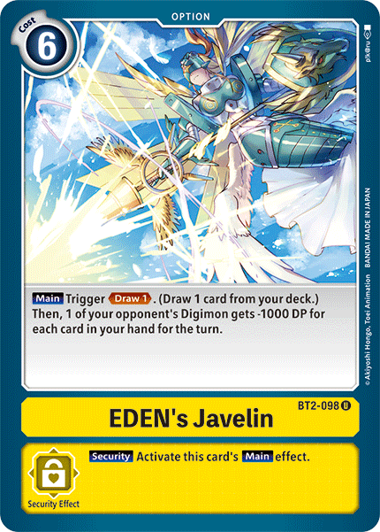 BT2-098 EDEN's Javelin Single