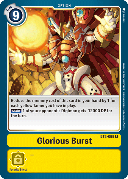 BT2-099 Glorious Burst Single