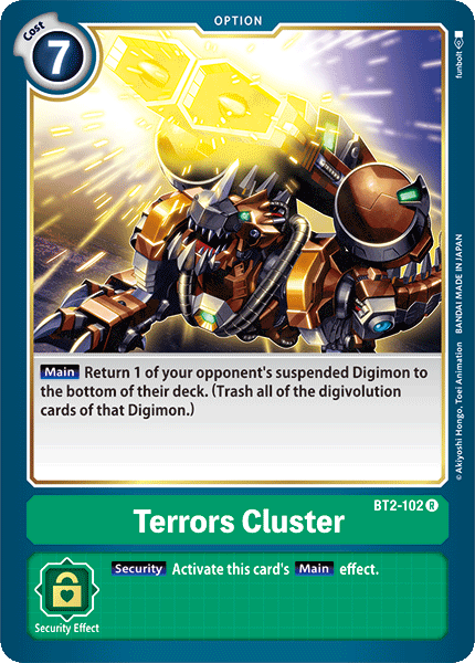 BT2-102 Terrors Cluster Single