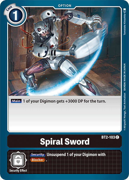 BT2-103 Spiral Sword Single