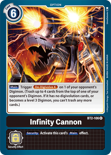 BT2-106 Infinity Cannon Single