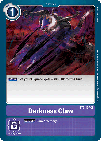 BT2-107 Darkness Claw Single