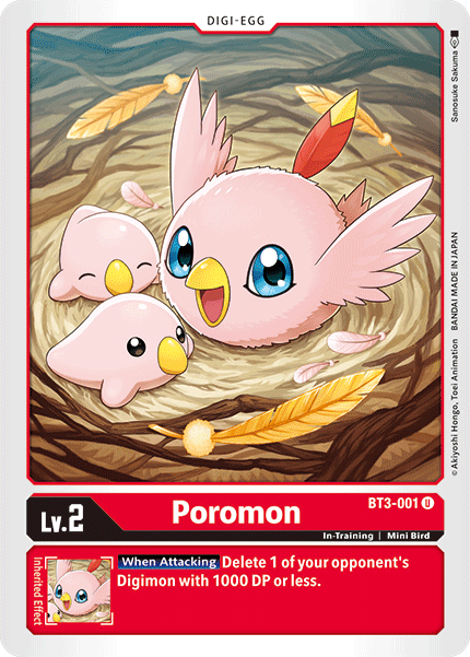 BT3-001 Poromon Single