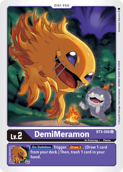 BT3-006 DemiMeramon Single