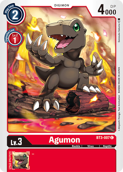 BT3-007 Agumon Single