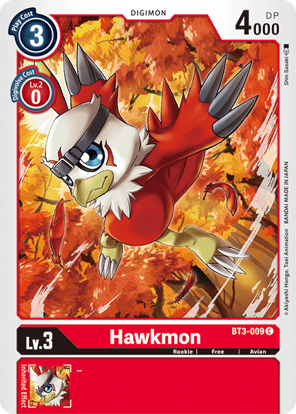 BT3-009 Hawkmon Single