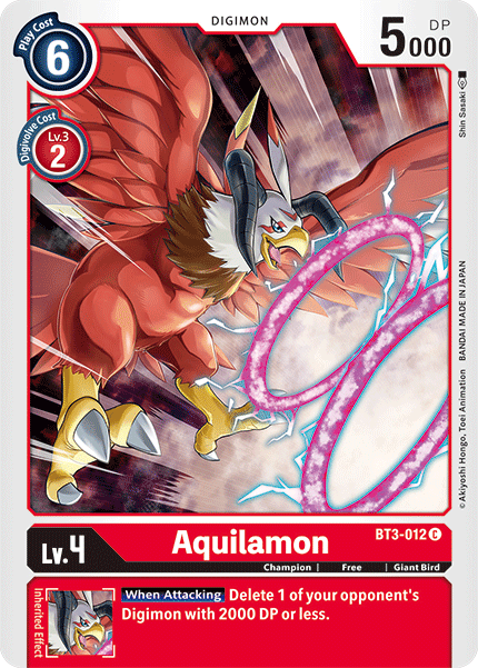 BT3-012 Aquilamon Single