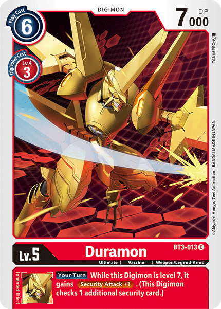 BT3-013 Duramon Single