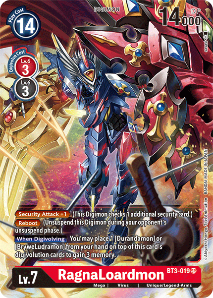 BT3-019 RagnaLoardmon Single