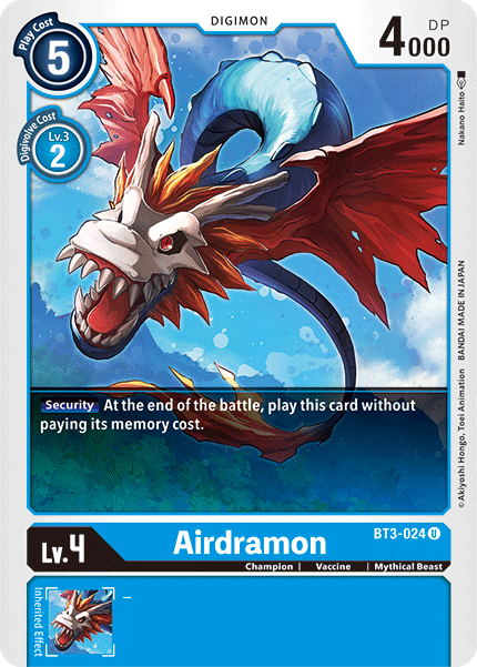 BT3-024 Airdramon Single