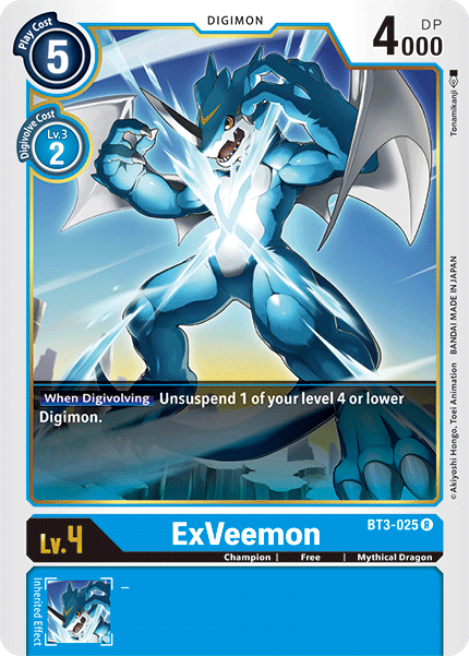 BT3-025 ExVeemon Single