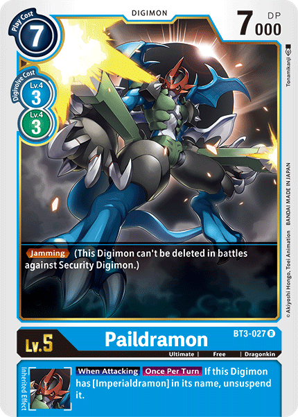 BT3-027 Paildramon Single