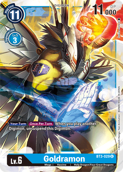 BT3-029 Goldramon Single