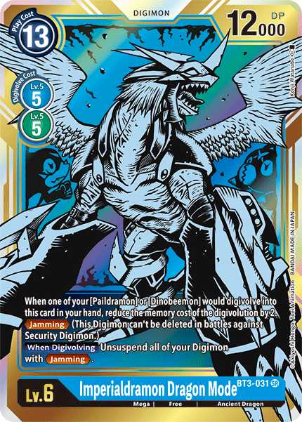 Imperialdramon Dragon Mode BT3-031 Alt Art