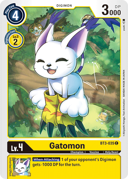 BT3-035 Gatomon Single