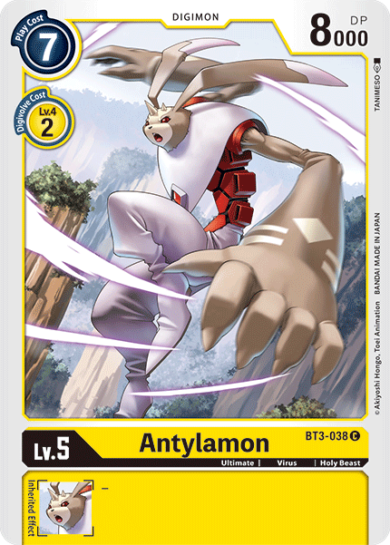 BT3-038 Antylamon Single