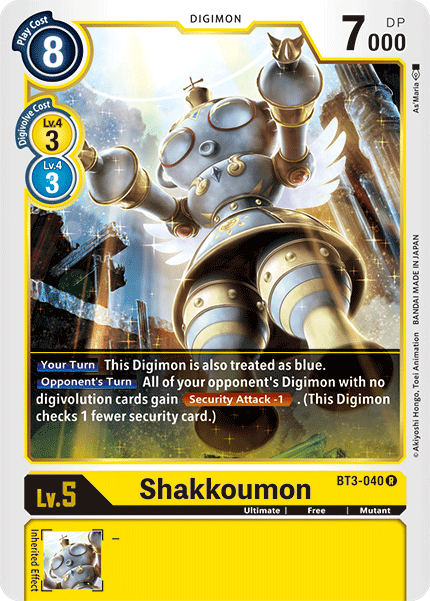 BT3-040 Shakkoumon Single