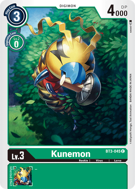 BT3-045 Kunemon Single