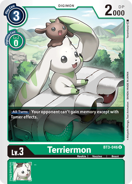 BT3-046 Terriermon Single