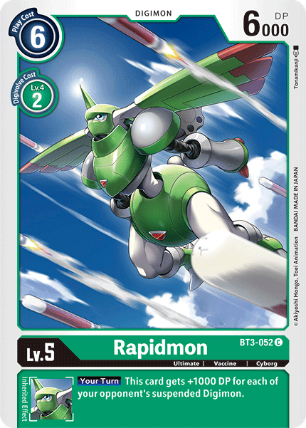 BT3-052 Rapidmon Single