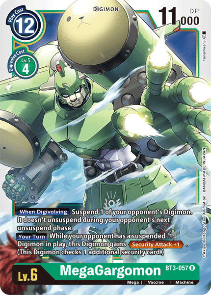 BT3-057 MegaGargomon Single