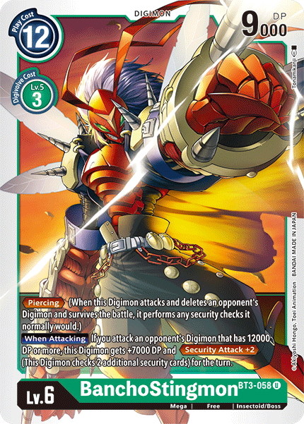 BT3-058 BanchoStingmon Single