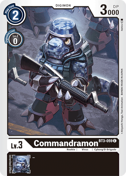 BT3-059 Commandramon Single