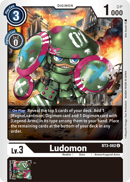 BT3-062 Ludomon Single