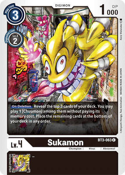 BT3-063 Sukamon Single