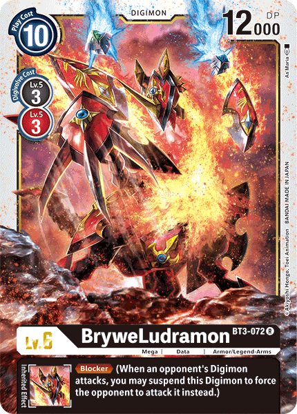 BT3-072 BryweLudramon Single