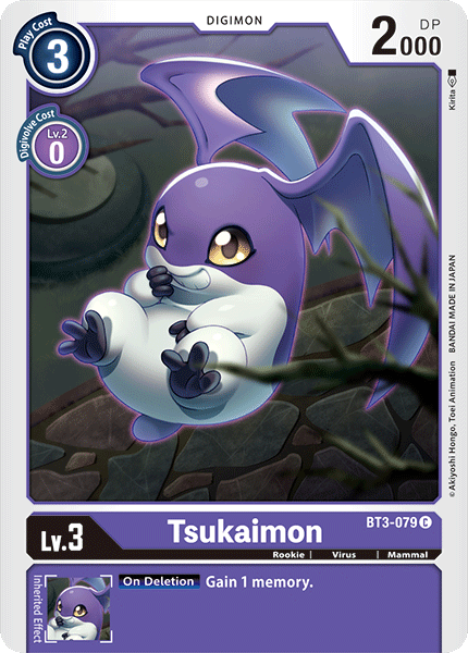 BT3-079 Tsukaimon Single