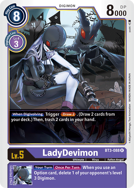 BT3-088 LadyDevimon Single