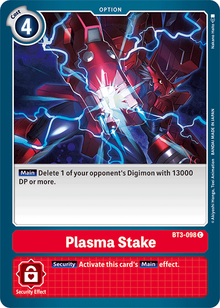 BT3-098 Plasma Stake Single