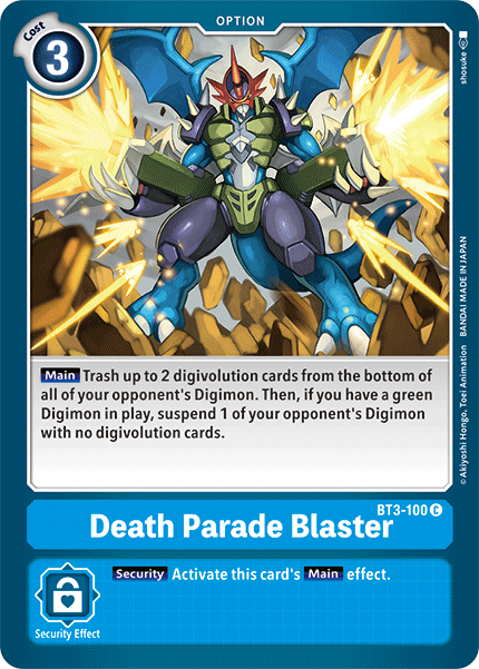 BT3-100 Death Parade Blaster Single