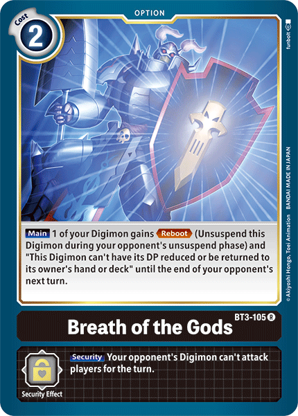 BT3-105 Breath of the Gods Single