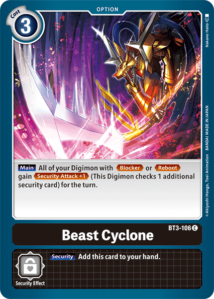 BT3-106 Beast Cyclone Single