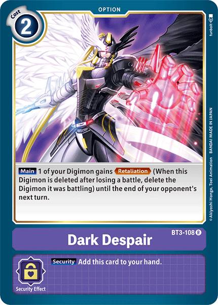 BT3-108 Dark Despair Single